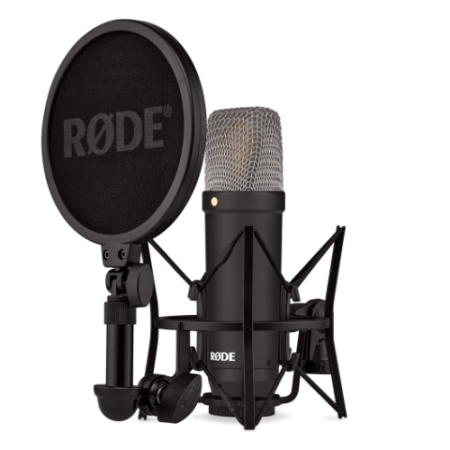 RODE NT1 Signature + AI-1 Studio Kit MK2 - zestaw studyjny, mikrofon pojemnościowy XLR + inferfejs audio USB